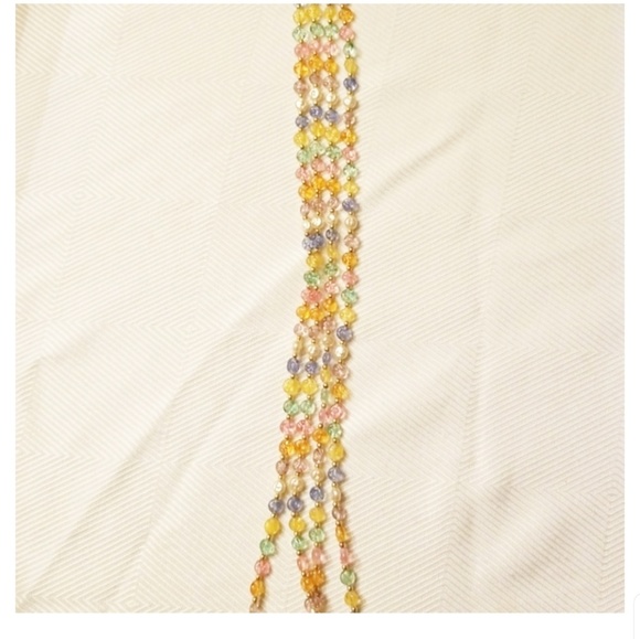 Multicolored bead necklace - Picture 4 of 6